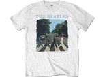 The Beatles - Maglietta Logo Per Bambini RO426 (92) (Bianco)