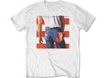 Bruce Springsteen - Maglietta "Born In The Usa"" Per Uomo/Donna Unisex RO2259 (L) (Bianco)"