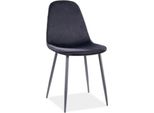 Set Di Sedie Da Pranzo Fox Nero Set Di 2 Sedie Da Cucina
