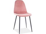 Set Di Sedie Da Pranzo Fox Rosa Antico, 4 Sedie Da Cucina