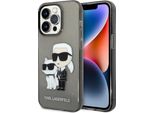 Karl Lagerfeld Klhcp14Lhnkctgk Custodia Rigida Per Iphone 14Pro 6,1 Czarny/Nero Glitter Karl&Choupette