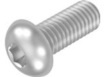 Seccaro Vite A Testa Piatta M4 X 10 Mm, Acciaio Inox V2A Va A2, Iso 7380, Esagono Incassato, 20 Pezzi