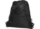 Bullet - Borsa Da Ginnastica "Adventure"", Materiale Riciclato PF4015 (Taglia Unica) (Nero)"