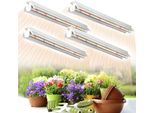 4X Lampada Per Piante T5 Led Luce Per Piante A Spettro Completo Lampada Di Coltivazione Espandibile Per Piante Da Appartamento