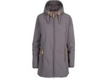 Trespass Giacca Da Donna Kristen, Con Cappuccio, Impermeabile, Lunghezza Maggiore TP4195 (S) (Antracite-Nero)