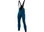 Loeffler Ciclismo Pantaloncini Lunghi M Bike Bib Collant Termo Elastico Per Gli Uomini-Blu