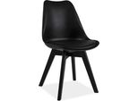 Set Di Sedie Da Pranzo Kris Ii Nero Set Di 4 Sedie Da Cucina