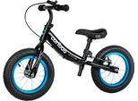 Movino Cariboo Adventure Monopattino Per Bambini Con Freno, Ruote Gonfiabili 12'', Nero E Blu