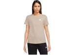 Nike W Nsw Tee Club Maglietta Donna Beige M