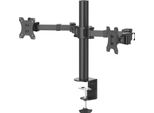 Hama Supporto Per Monitor Operatore Twin Nero