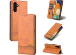 Galaxy A14 5G Custodia In Pelle, Flip Cover Wallet Case Chiusura Magnetica Stand Custodia Protettiva Per Samsung Galaxy A14 5G Giallo
