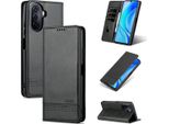 Huawei Nova Y70 Pro Custodia, Portafoglio Con Chiusura Magnetica E Stand, Custodia In Pelle Flip Per Huawei Nova Y70 / Y70 Pro Nero