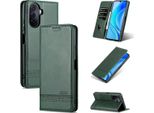 Huawei Nova Y70 Pro Custodia In Pelle, Flip Cover Wallet Case Chiusura Magnetica Stand Cover Protettiva Per Huawei Nova Y70 / Y70 Pro Verde