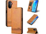 Huawei Nova Y70 Pro Custodia, Portafoglio Con Chiusura Magnetica E Stand, Custodia In Pelle Flip Per Huawei Nova Y70 / Y70 Pro Giallo