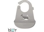 Blijr Bodi Bavaglino In Silicone Per Neonati E Bambini Con Vaschetta Raccogli Gocce, Lavabile