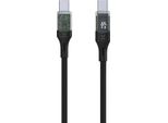 Fixed | Kabel USB-C/USB-C Z WyśWietlaczem, Wsparcie Pd, 1.2M, Usb 2.0, 100W | FIXDD-CC12-BK