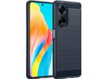 Oppo A98 Sleeve - Silicone - Imoshion Custodia Morbida/Copertura Posteriore - Blu Scuro