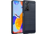 Xiaomi Redmi Note 11 Pro Cover - Silicone - Imoshion Custodia Morbida/Backcover - Blu Scuro