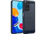 Xiaomi Redmi Note 11S/Xiaomi Redmi Note 11 Cover - Silicone - Imoshion Custodia Morbida/Copertura Posteriore - Blu Scuro