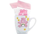 Orsacchiotti - Set Di Tazze E Calzini PM10880 (Taglia Unica) (Bianco/Rosa)