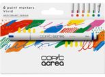 Copic 20077601 Marcatore Copic Acrea "Vivido"", Set Da 6 Pz"