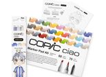 Copic 220750210 Marcatore Copic Ciao "Layer & Mix Manga Starter Set"", Sereno"