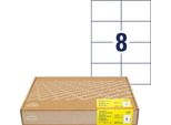 Avery Zweckform 8024-300 Etichette Per Spedizioni Avery Zweckform, 105 X 74 Mm, Bianco