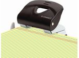Q-CONNECT KF14217 Punzone A Foratura, 20 Fogli, Nero/Grigio