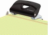 Q-CONNECT KF14214 Punzone A Foratura, 10 Fogli, Nero/Grigio