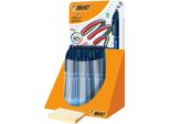 Bic 524096 Bic Biro Retrattile 4 Colori Smooth Drop, Confezione Da 30 Pz