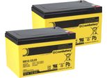 Batteria Di Ricambio Per Centrale Di Allarme Antincendio Esser Honeywell Es Line 2 X Batteria Agm 12V 12Ah Con Vds