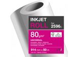 Clairefontaine Plotterrolle 2596C 80G 914Mmx50M