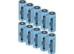 10X Fdk Batteria Al Litio Da 3V Cr 17450ER A - Cella Ad Alta Corrente
