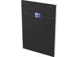 Oxford 400191246 Blocco Note Oxford Smart, Din A4, A Scacchiera, 80 Fogli, Nero