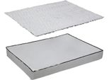 Letto Ortopedico Per Cani, Sfoderabile, Rivestimento Interno Impermeabile, Grigio, Xl