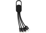 Xd Collection - Cavo Usb, 4-In-1 XD436 (Taglia Unica) (Nero)