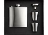 Midocean - Set Di Borracce "Slimmy Flask"" MO1339 (Taglia Unica) (Argento Opaco)"