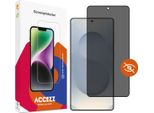 Samsung Galaxy S25 Edge Screenprotector: Accezz Gehard Glas Privacy Screenprotector - Trasparente