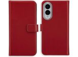 Custodia Per Samsung Galaxy S25 Edge - Vera Pelle - Custodia Selencia Flap - Rosso