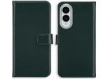 Custodia Per Samsung Galaxy S25 Edge - Vera Pelle - Custodia Selencia Flip Flap - Verde