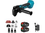 Multiutensile Oscillante A Batteria, Alta Potenza 600W, Velocità Regolabile 6000-20000 Giri/Min, Batteria Da 2 Pezzi 388Vf
