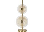 Lampada Da Tavolo Mauro Ferretti Venezia E14 ∅ 25X63 Cm Oro Naturale Marrone