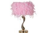 Lampada Da Tavolo Mauro Ferretti Cart E27 Ø 25X47 Cm Rosa Oro