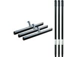 Novatool 3X Tergi Bagno Con Manico Doccia Acciaio Inox I Tergi Bagno Doccia Acciaio Inox Xxl Piastrelle Larghe I Tergi Acqua Per Pavimento Tergi Acqua Terrazza Con Manico Tergi Finestra Professionale