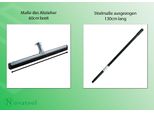 Novatool 4X Tergivetro Doccia Manico Lungo Tergivetro Doccia Terrazza Grande Pulitore Per Finestre Con Asta Telescopica Tergivetro Acqua In Acciaio Inox Tergivetro Piscina Bagno Xxl Ampio Tergivetro Acqua Piastrelle Terrazza