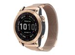 Garmin Approach S60, Garmin Fenix 5 Plus, Garmin Fenix 6, Garmin Fenix 6 / 6 Pro, Garmin Fenix 6 Pro, Garmin Fenix 7, Garmin Fenix 7 Pro, Garmin Fenix E - 47 Mm, Garmin Instinct Band: Cinturino Milanese Imoshion Quickfit® Per Garmin Watch