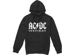 Ac/Dc - Felpa Con Cappuccio "Back In Black"" Da Uomo TV7302 (L) (Nero)"