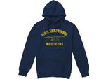 Star Trek - Felpa Con Cappuccio "Enterprise Athletic"" Da Uomo TV8371 (Xxl) (Navy)"