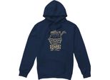Spongebob Squarepants - Felpa Con Cappuccio "The Krusty Krab Shock Mono"" Da Uomo TV8692 (M) (Navy)"