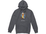 Avatar: The Last Airbender - Felpa Con Cappuccio "Team Avatar"" Da Uomo TV8767 (M) (Charcoal)"